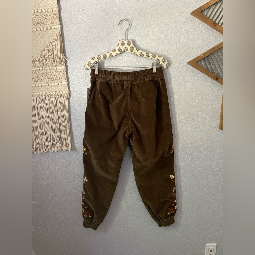 Free People Driftwood Cord Embroidered Joggers - Picture 5 of 5
